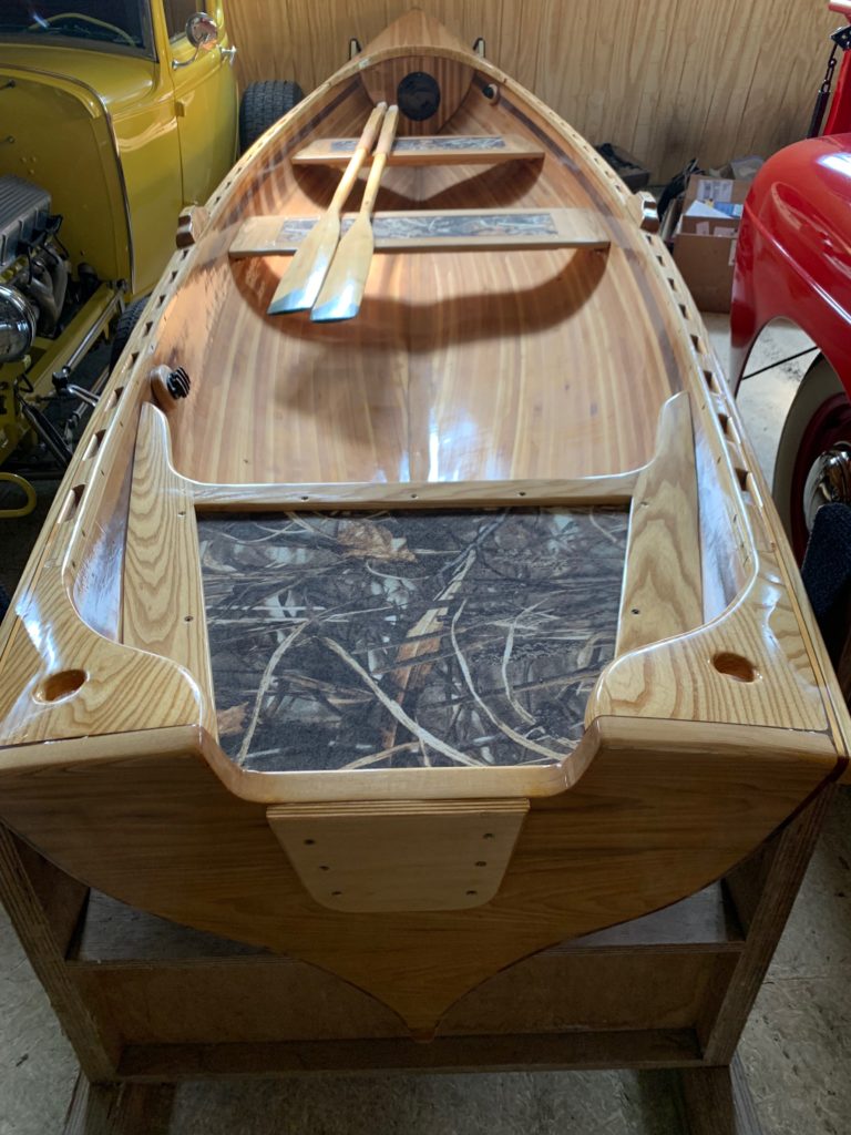 crafted wood canoes - multiple for sale - delavan lake